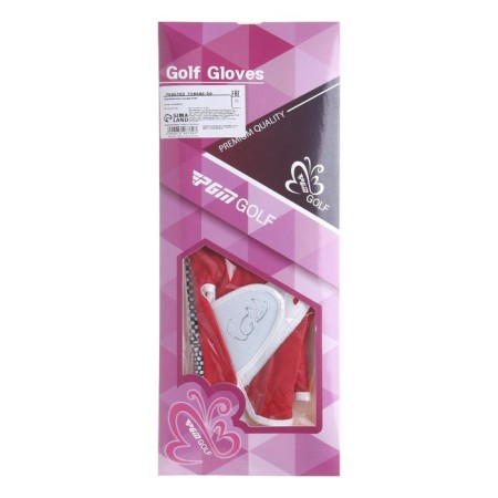 PGM golf gloves, female, steam, anti -slip, microfiber, size 19-3