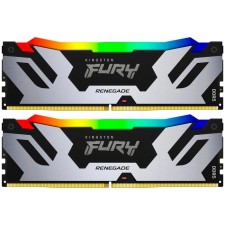 Оперативная память Kingston DDR5 32Gb (2x16Gb) 6400MHz FURY Renegade RGB (KF564C32RSAK2-32)   108149