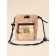 Baby bag, size 13x19 cm, beige color