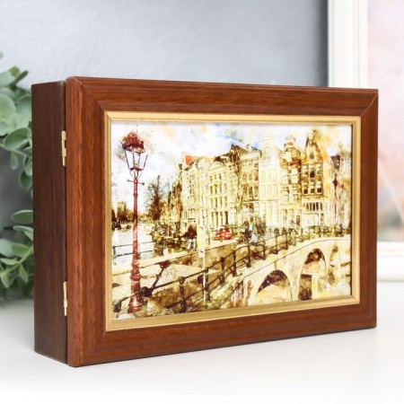 Key "Amster 10" 15x21 cm walnut-1