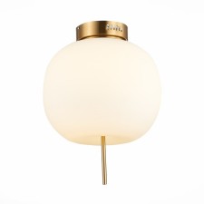 Ceiling lamp ST LUCE. SL1621.202.01. Lacus. 1x25 W, LED, 3000K, 1900 LM, 33x33x32 cm, golden color