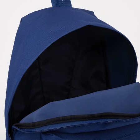 School backpack of textiles on lightning, 1 pocket, “ZFTS”, blue color-3