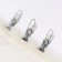 Ring for the cornice, with a clamp, d = 30/33 mm, silver color