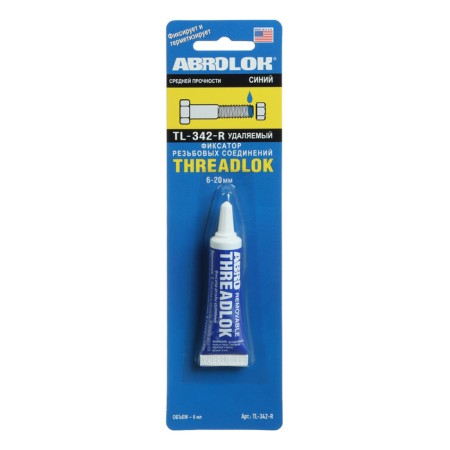 Blue ABRO thread fixer, 6 ml, removed TL-342-1
