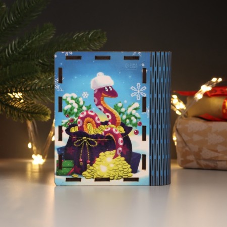 New Year's box-book "Wealth" 14x12x5 cm-2