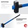 Sledgehammer Zubre 20111-4_z03, with a fiberlass handle, 4 kg