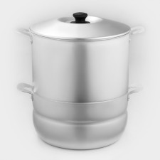 Manti-Kazan, 6 l, with 4 disks, metal cover
