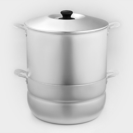 Manti-Kazan, 6 l, with 4 disks, metal cover