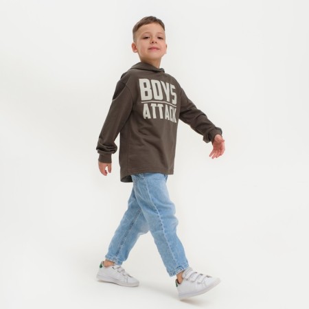 Children's sweatshirt with a hood KAFTAN "Rock on" p. 30 (98-104)-1