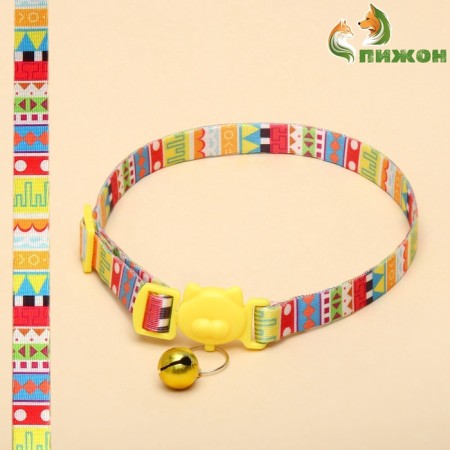 Koshachi collar "Kandinsky", with a tambourine, 30 x 1 cm, polyester