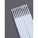 Micro -shoes for increasing and laminating eyelashes, set - 10 pcs, 9.5 cm, white color