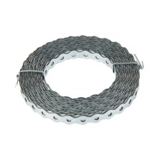 The tape is perforated for ventilation of the tundra krep, 17x0.7 mm, wave, 25 m