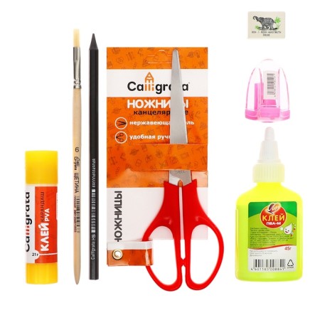 A4 labor folder, plastic, lightning around, folding bar, with a filling of 10 items, calligrata, PTR-1, "motor-shlem"-8