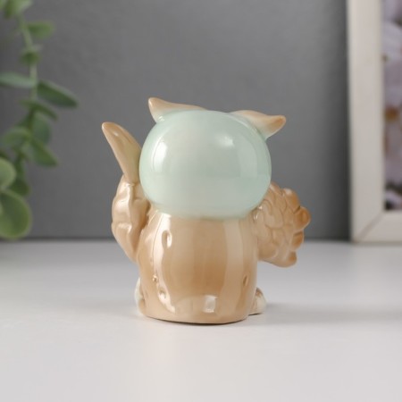 Souvenir Ceramics "Little Filin with a pen and paper" 6.5x5.6x6.4 cm-2