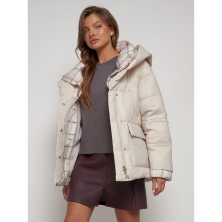 Winter jacket, size 52, beige color-17