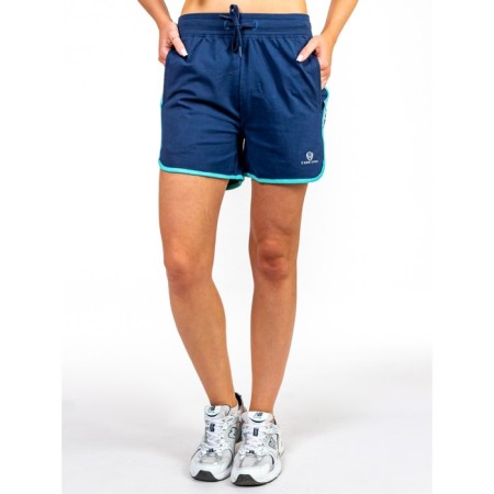 Women's shorts ise, size 44 cm, dark blue color-4