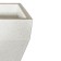 Kashpo for flowers "Quadro" 40x40x34 cm, 36 l, color white granite