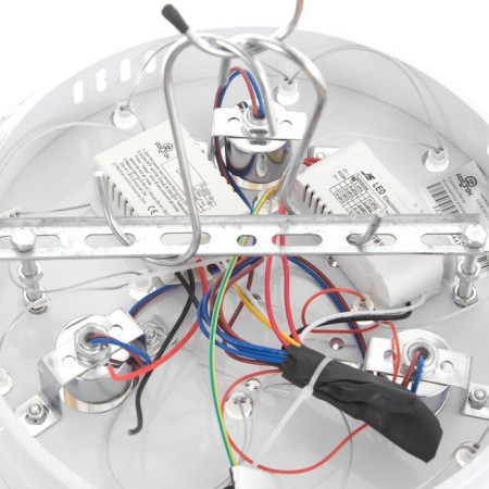 Chandelier 5844/300 CR chrome 3x40W E14 LED PDU 30x30x19cm-9