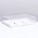 Box for mousse cakes 6 pieces, 26x17x6 white