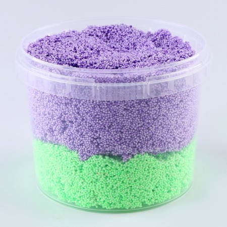 Ball plasticine, container 500 ml, two -tone, mix-7