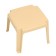 Ellastik deck chaisel table, beige, 45 x 45 x 38 cm