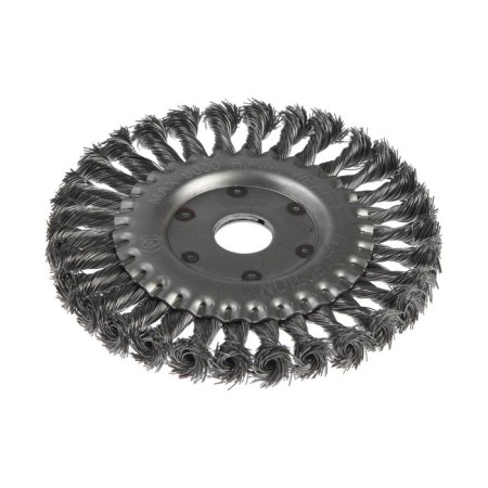 Metal brush for ushm scrap, twisted wire, flat, landing 22 mm, 150 mm