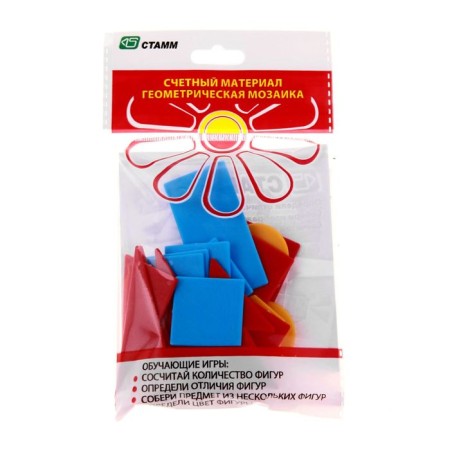 Counting material Geometric mosaic super-econ, 24 elements-1