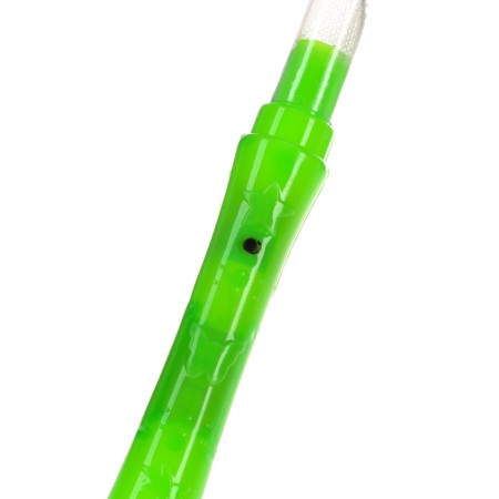 Light rod "Snowflake", green color-3