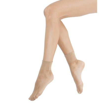 Women's socks Filodoro Absolute Summer 8, single size, Playa color, 2 pairs-1