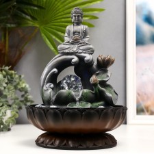 The desktop fountain from the network, the backlight 