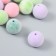 Busina for creativity plastic "Ball with velvet spraying" MIX 1.6x1.6x1.6 cm