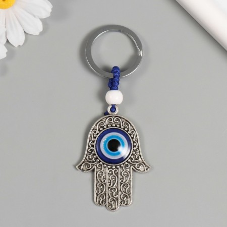Keychain from the evil eye metal "Fatima hand" 4x8.2 cm