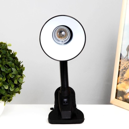 Table lamp E27, with off. On the clamp (220V) black (108V) risalux-10