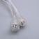 Garland "fringe" 3 × 0.6 m, IP44, UMS, transparent thread, 160 LED, red glow, 220 V