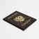 Passport cover, brown color