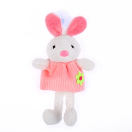 Soft toy "Bunny in a dress", on a priosk, color mix-2