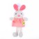 Soft toy "Bunny in a dress", on a priosk, color mix