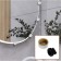 Mirror holder (art. 1189), d = 25 mm, without drilling, chromium color, 4 pcs.