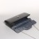 Bag-clate on the magnet, the color is dark silver