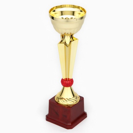 Cup 174C, award figure, gold, plastic stand, 26.5 x 8 x 7 cm.-3