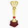 Cup 174C, award figure, gold, plastic stand, 26.5 x 8 x 7 cm.