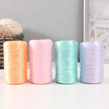 Gingerbread for manual knitting 100% polypropylene 200m/50g. (Set No. 3, 4 pcs. Color mix)