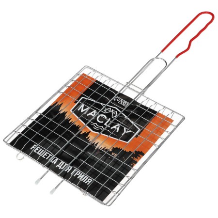 Ground Grill Universal Maclay, 21x21 cm, chrome steel, for barbecue-5