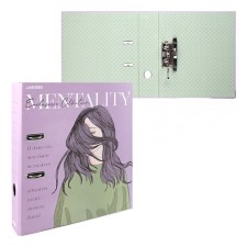 A4, 75 mm, Devente Mentality, laminated cardboard, lilac PAPK