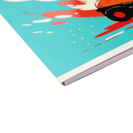 Album for drawing A4, 20 sheets on the glue "pursuit", cover coated cardboard, selective UV-lak, block 100 g/m2-2