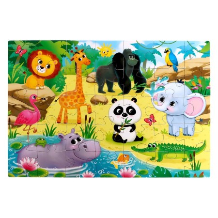 Puzzles "Funny Zoo", 35 elements-1
