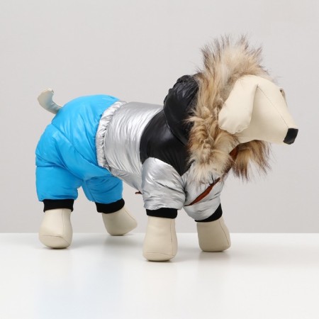 Combineson "Fluff", size 8 (DS 23 cm, OG 30, Osh 22 cm), Blue-1