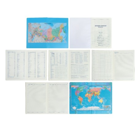 Deliciper of Leduced A5, 140 sheets in a cage, with a calculator, with a scrap, leatherette cover, mix-8