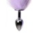 Anal plug Metal by Toyfa, Metal, Silver, 45 cm, D 2.7 cm