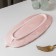 Ceramic serving dish "Rapsodia. Sheet ", 25 × 10 × 2 cm, pink color